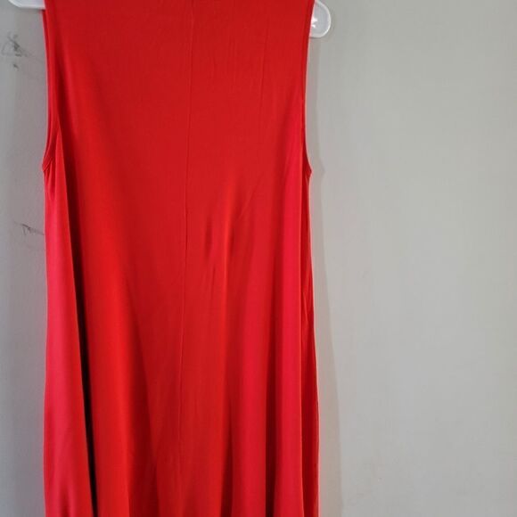 asos Petite Red Casual Midi Dress - Picture 13 of 15